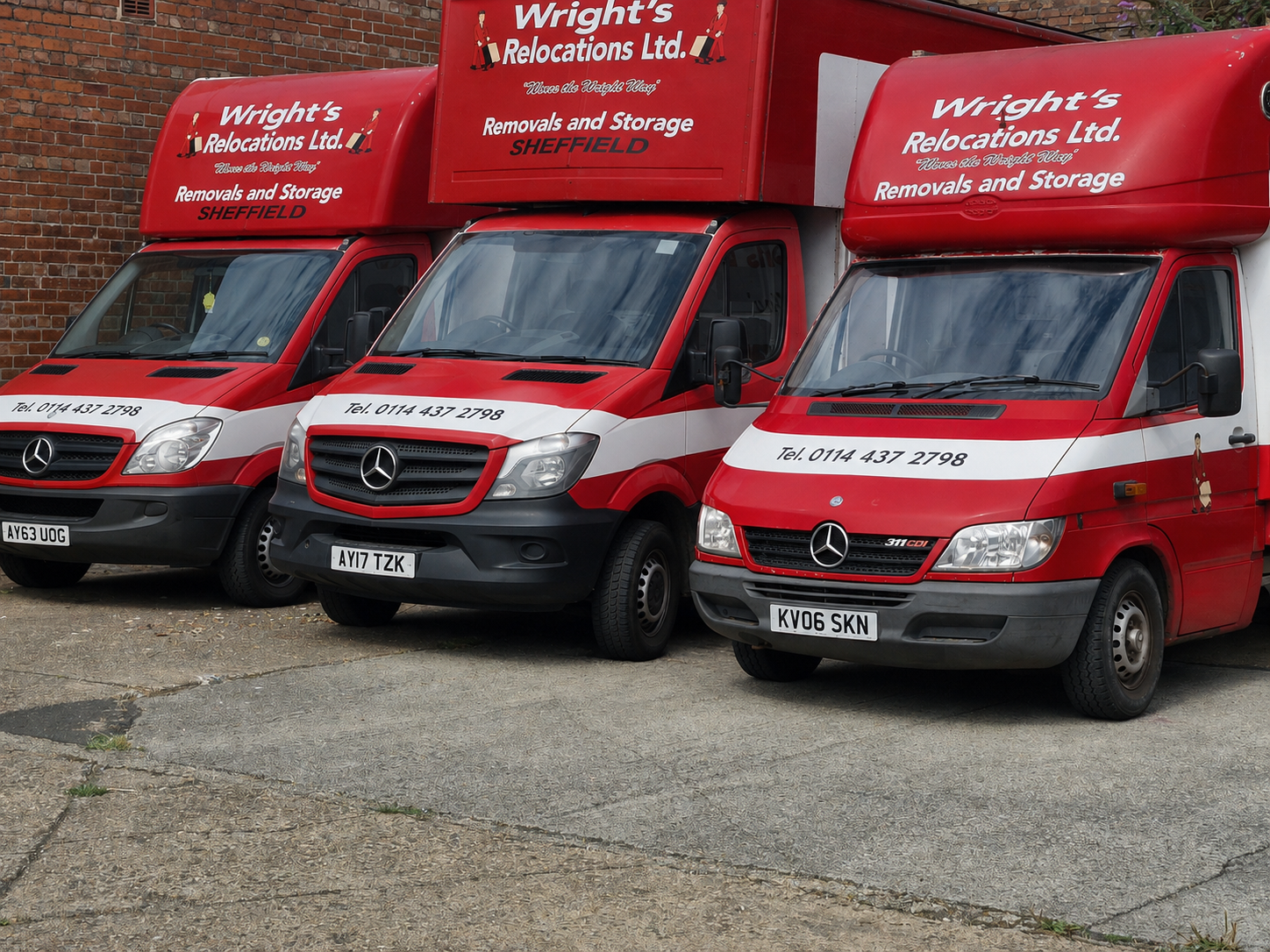 Wrights Relocations removal van